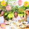 Yellow Pink and White Lemon Citrus Latex Balloons(White, Pink, Yellow)